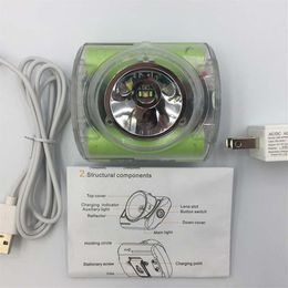 Faros IP68 Led Lámpara Minera Linterna Pesca Potente Faro Recargable Buceo Bicicleta Luz 18650 Camping Explosión Prueba 312k