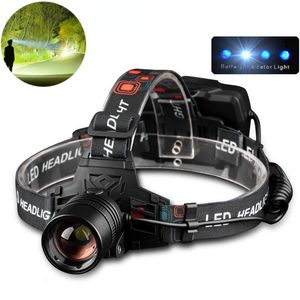 Headlamps Portable LED Headlamp XHP50 Rotary Zoom USB Rechargeable Headlight 18650 Battery Head Torch For Camping Fishing
