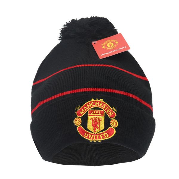 Gorra sin cabeza, gorra de club de fútbol, gorra versátil resistente al frío para fanáticos de otoño e invierno, en stock, gorro de punto tipo jersey