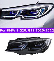 Koplamp Alle LED Voor BMW 3 Serie G20/G28 20 20-20 22 LED Richtingaanwijzer DRL Dagrijverlichting Hoge Dimlicht Rijden Koplampen