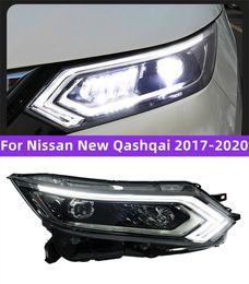 Phare tout LED pour phare Dualis 201 7-20 20 nouveau Qashqai DRL feux de jour feux de route lentille lampe de signalisation