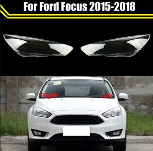 Koplamp Cover PC Materiaal Koplamp Shell Transparante Lampenkap Glas Lens Case Licht Caps Voor Ford Focus 2015-2018