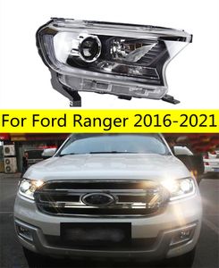 Kit de faros LED para Ford Ranger, faro LED 20 16-2021, lámpara frontal de Luz De Carretera, luces diurnas de señal de giro Everest