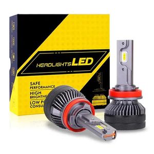 Phares T50 système d'éclairage led automatique H11 lumière led pour voiture h1 h3 9005 ampoule de phare led h4 ampoule led h7