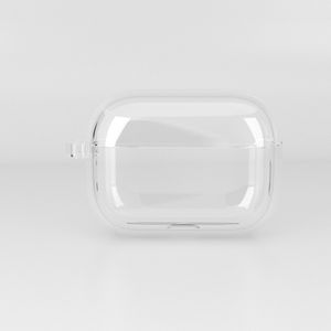 Hoofdtelefoonaccessoires voor Airpods pro air pods 3 effen transparant TPU schattig beschermend oortelefoonhoesje Apple draadloze oplaaddoos schokbestendig hoesje op voorraad VS