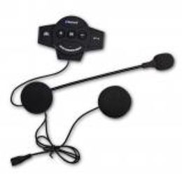 Hoofdtelefoonhanden met microfoon Bluetooth -headset lange standby voor motorhelm draagbare USB -oplaad draadloos rijden276T