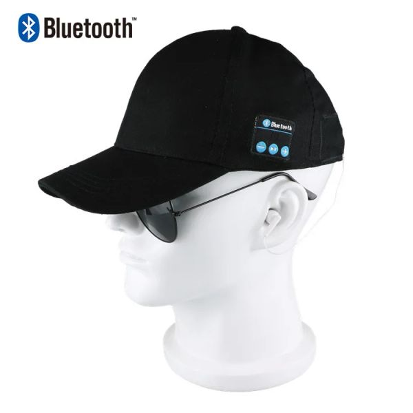 Auriculares/Auriculares Gorra Bluetooth, HD Estéreo Bluetooth 4.2 Sombrero de altavoz inalámbrico Bluetooth Gorra de béisbol inalámbrica Gorra de música Micrófono incorporado