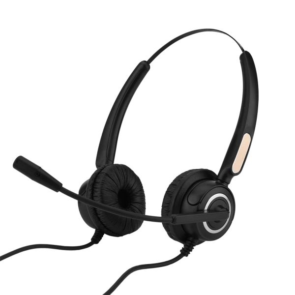 Auriculares/Auriculares Centro de llamadas Auriculares USB con cancelación de ruido Centro de llamadas Auriculares USB Peso ligero con micrófono para computadora Teléfono Escritorio