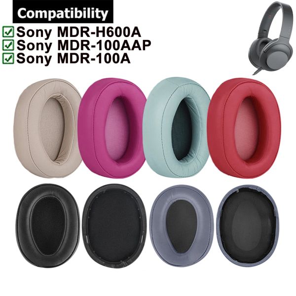Coussinets d'oreille pour casque/casque Sony MDR100A MDR100AAP MDRH600A, coussin d'oreille de remplacement, oreillettes, couvre-oreille, réparation de coussinets d'oreille