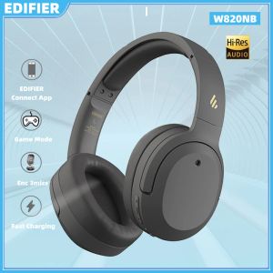 Casque/casque EDIFIER W820NB casque sans fil hybride ANC suppression active du bruit HiRes Audio Bluetooth 5.0 40mm pilote casque Bluetooth