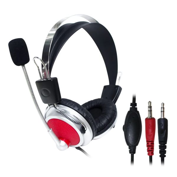 Auriculares/auriculares Auriculares estéreo de alta calidad para juegos de ordenador, auriculares con micrófono para PC, teléfono, juego de ordenador para juegos de Skype