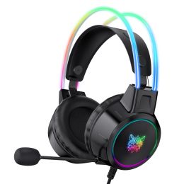 Auriculares/Auriculares ONIKUMA X15Pro Auriculares para juegos Casco Auriculares estéreo con cable de 3,5 mm Micrófono con cancelación de ruido Adecuado para computadora portátil PS4 Xbox One