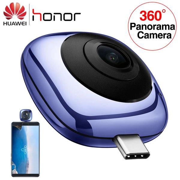 Casque/casque d'origine Huawei 360 caméra panoramique Hd 3d caméra de mouvement en direct objectif Envizion 360 degrés grand Angle téléphone portable Android externe