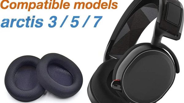 Auriculares/auriculares Reemplazo de espuma auricular almohadilla para el cojín para la oreja para aceros ARCTIS PRO 3 5 7 Auriculares Gaming Arctis Cushion