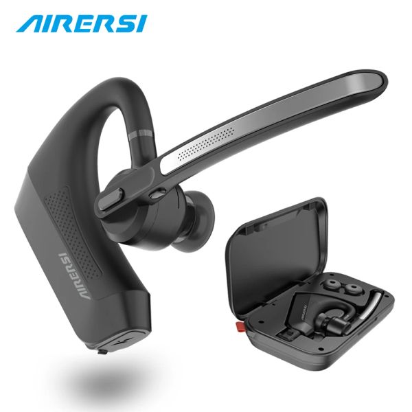 Écouteurs 2023 le plus récent casque Bluetooth K21 casque sans fil double micro écouteurs antibruit avec boîte de chargement pour tous les téléphones intelligents