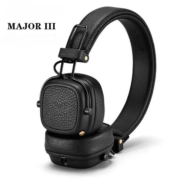 Casque 3 casques sans fil casque de jeu Bluetooth réduction du bruit MARSHALL MAJOR3 III casque sans fil Bluetooth noir marron