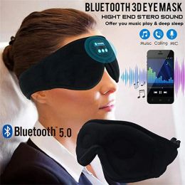 Hoofdtelefoon 3D Slaapartefact Hoofdtelefoon Draadloze muziek Headset Ademend oogmasker Bluetooth Slapen Oortelefoon Oproep voor Sleeper iphone lotus