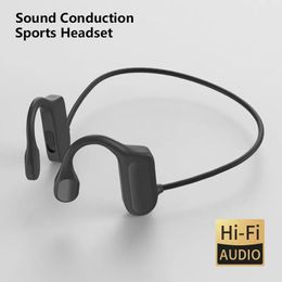 Écouteurs Bluetooth 5.0, casque d'écoute sans fil, crochet d'oreille, principe de Conduction osseuse, stéréo, casque HIFI avec Microphone
