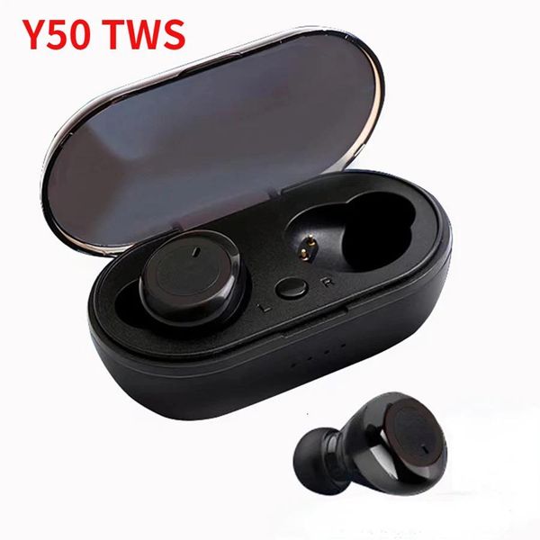 Écouteurs 5/10 pièces Y50 vente en gros casque sans fil Bluetooth Gamer Y50 Tws Gamers casque Bluetooth Hifi casque pour téléphone vente mains libres