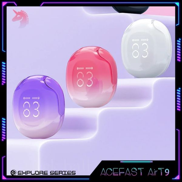 ACEFAST Air T9 Bluetooth écouteur sans fil écouteurs Tws écouteur faible latence écouteurs réduction du bruit étanche casque extérieur