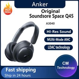 Cuffie Anker di soundcore Space Q45 Cuffie ANC Bluetooth 5.3 Auricolari wireless HiRes Sound Gli auricolari LDAC riducono il rumore fino al 98%