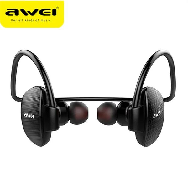 Auriculares Awei A847BL Auriculares Bluetooth con cable InEar HiFi estéreo Música Auriculares Banda para el cuello Auriculares con micrófono Auriculares deportivos para iPhone/iPod