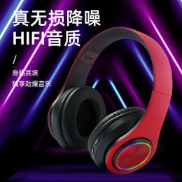 Écouteurs B39 casque sans fil lumineux avec appel de pliage de pliage CARDE MAISON BLUETOOTH HIFI HIFI Quality Quality Réduction du bruit