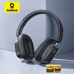 Écouteurs Casque sans fil Baseus Bowie H1i Bluetooth 5.3 38db ANC Suppression du bruit HiRes Audio spatial 3D sur les casques d'oreille 100H