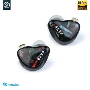 Hoofdtelefoon BGVP DH5 1DD + 4BA Hybride bedrade oortelefoon In-ear monitor Bass Sporthoofdtelefoon HiFi muziekheadset met microfoon 0,78 2-pins interface