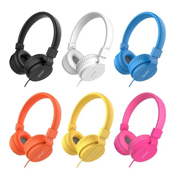 Écouteurs cadeaux d'anniversaire écouteurs mignons avec micro couleur bonbon pliable enfants casque écouteur pour Smartphone fille enfants Xiaomi PC ordinateur portable