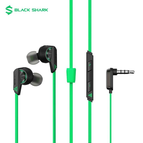 Black Shark Écouteurs 3,5 mm 2 Pro avec microphone 11,2 mm Unité pilote Knowles Armature équilibrée Coude Design pour Android Xiaomi