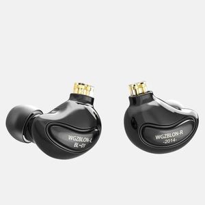 Hoofdtelefoon BLON BL01 BL01 Oortelefoon 10 mm Biologie Vezelmembraan Driver In-ear monitoren Oordopjes Bekabelde hoofdtelefoon Headset bl03 A8 Blon Max