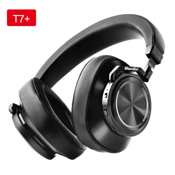 Casque Bluedio T7 + casque Bluetooth défini par l'utilisateur casque sans fil à suppression active du bruit avec microp pour prise en charge du téléphone emplacement pour carte SD