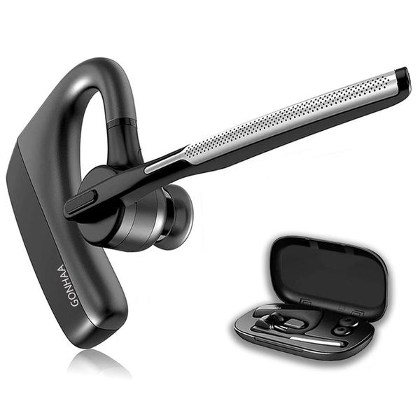 Écouteurs Bluetooth Écouteurs Casque sans fil Casque HD avec fonction de réduction du bruit à double microphone CVC8.0 adapté au téléphone intelligent