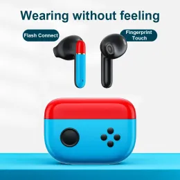 Écouteurs Bluetooth Écouteurs sans fil de dessin animées Écouteurs intérieurs NoiseCanceling TWS Gaming Headphones For Switch Color Girls