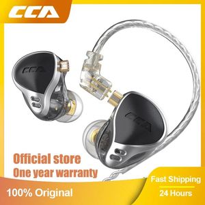 Hoofdtelefoon CCA CA24 In-ear oortelefoon 24 BA-eenheden HIFI Bass Balanced Armature DJ Monitor IEM Ruisonderdrukkende headsets voor KZ AST C12 C10