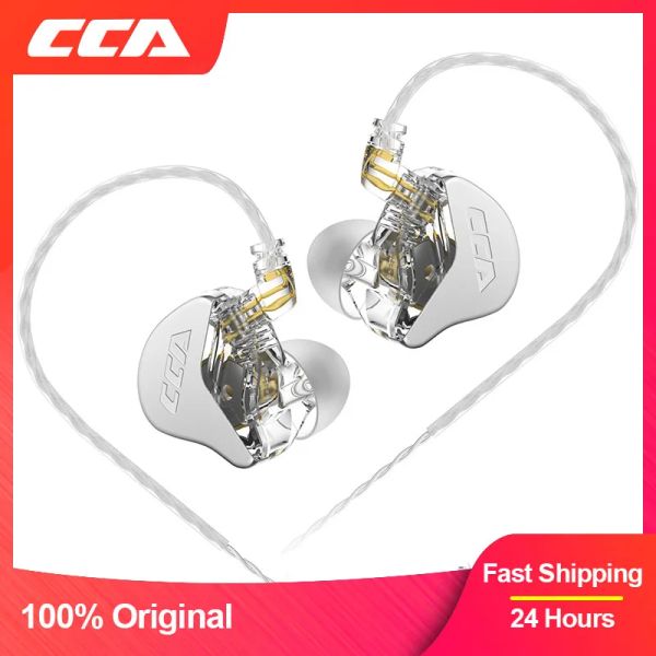 Écouteurs CCA CRA suspendus dans l'oreille filaire HiFi casque moniteur casque antibruit Sport Gamer écouteurs écouteurs KZ ZEX Pro NRA CA4