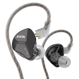 Écouteurs CCA FLA casque filaire en métal dans l'oreille moniteur HIFI basse écouteurs écouteur Sport jeu musique DJ casque dynamique avec Microphone