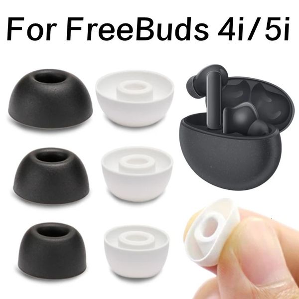 Écouteurs écouteurs 13 paires d'embouts en silicone souple pour Huawei FreeBuds 4i Freebuds 5i isolation phonique remplacer les écouteurs bouchon d'oreille couvercle embouts d'oreille capuchon 231212