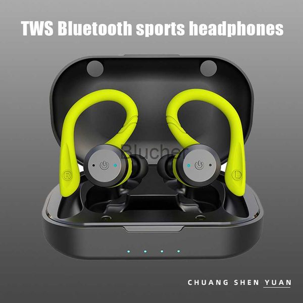 Écouteurs Écouteurs 20 heures de temps de jeu Natation Étanche Bluetooth compatible Écouteurs Dual Wear Sport Casque sans fil Ipx7 Stéréo Écouteurs x0718