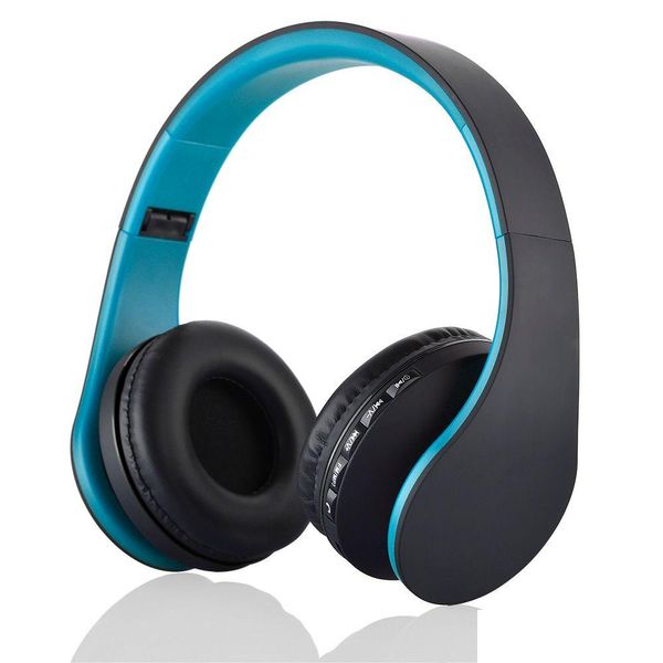 Écouteurs Écouteurs Andoer Lh811 4 en 1 Bluetooth 3.0 Edr Casque sans fil avec lecteur Mp3 Radio Fm Micphone pour téléphones intelligents Pc V126 Ot2N5