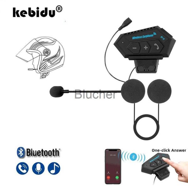 Auriculares Auriculares BT Casco de motocicleta Auriculares Auriculares inalámbricos Manos libres Kit de llamadas telefónicas Auriculares estéreo Altavoz Reducción de ruido con micrófono x0718