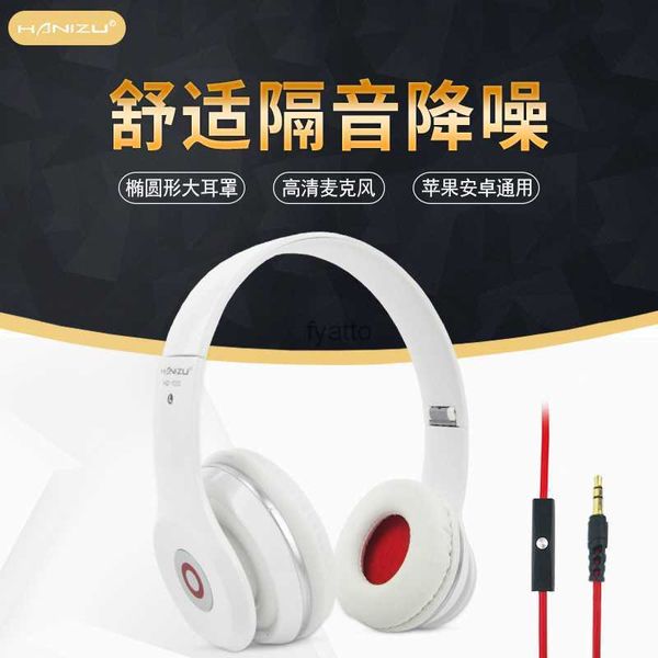 Écouteurs Écouteurs Fengxing 100 écouteurs montés sur la tête filaire avec microphone et contrôle de ligne basses lourdes jeu haute qualité sonore H240326