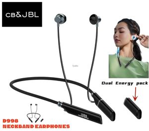 Hoofdtelefoon Aarphones Handgereedschap Gloednieuwe CBJBL B998 Wireless Headphone Bluetooth 5.3 MagneticNeckband Neck Sportseth2435