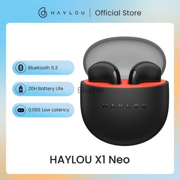 Auriculares Auriculares HAYLOU X1 Neo TWS Bluetooth 53 Auriculares 006s Baja latencia 20H Duración de la batería Control táctil ligero Auriculares inalámbricos Auriculares x0718