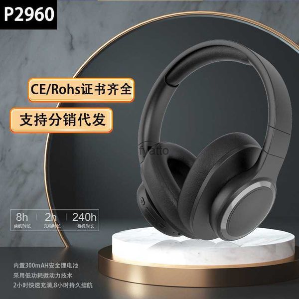 Écouteurs écouteurs casque Bluetooth écouteurs complets cache-oreilles câble d'insertion de carte FM pliant sport musique sans fil H240326