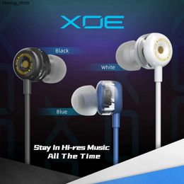 Auriculares Auriculares Hiby Digital XOE USB Tipo C 8 mm DLC DIFHRAGM Dinámico Decoder DSD IEM IEM Auriculares Auriculares DAC ES9270C con MIC HD S24514 S24514