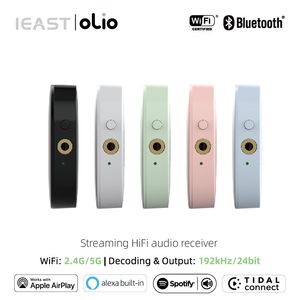 Écouteurs d'écouteurs IEast Olio WiFi 24G5G Récepteur Bluetooth 50 AUIDO MULTIOOM AirPlay 2 Streamer Music dans SprifyTidal Connect 230719