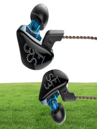 Hoofdtelefoons oortelefoons KZ ES3 Balanced Armin met dynamische inar eartips en oortelefoon Driver Noise Annellering Headset5231027