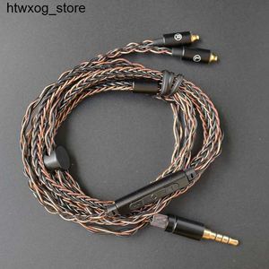 Hoofdtelefoon Oortelefoons MMCX-kabel 8 Kern voor oortelefoons 3,5 mm/Type-C-upgrade met MIC-lijn S24514 S24514